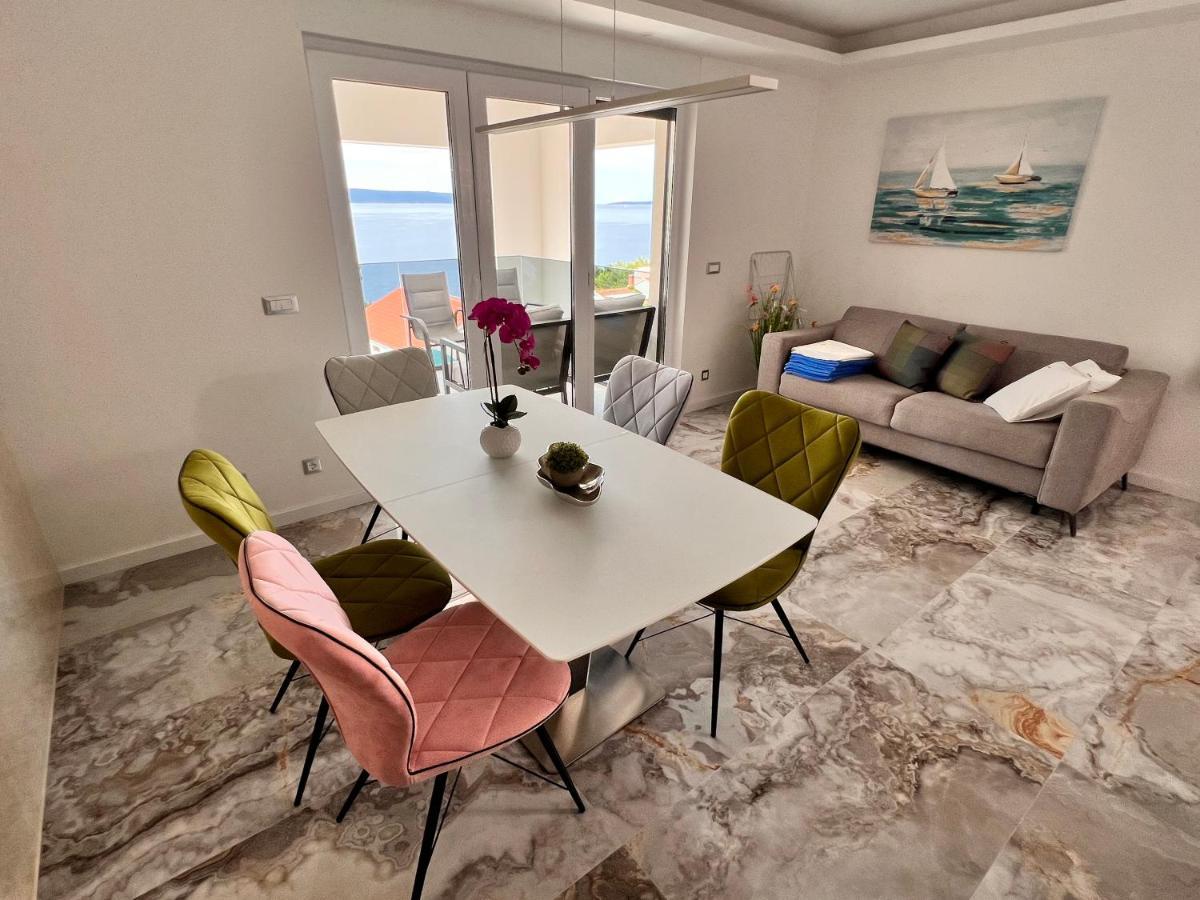 Luxury Beachfront Villa Carlisa Чиово Экстерьер фото